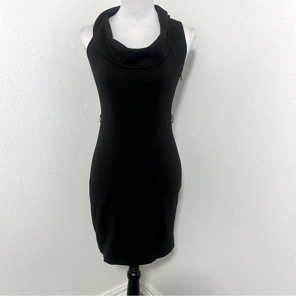 Grass Collection Women’s Black Mini Sleeveless Dress Size 3 (missing belt) EUC - Picture 1 of 6